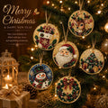 🎄🦌 6-Pack Christmas Diamond Painting Ornament Kit | Make Beautiful Hand‐Made Decorations🎁