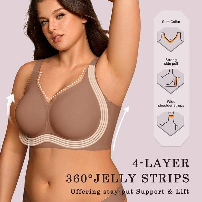 🏆HOT SALE 49% OFF -Super firming bra | Women Wirefree Bras 👍No more sagging breasts